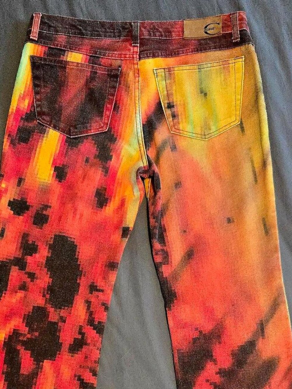 Rare Vintage SS01 Just Cavalli Women's Multi Jeans - Picture 3 of 9